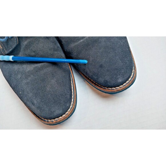 HEL by LLOYD Blue Suede Shoes Mens sz 9 Made in Germany Casual Work - Picture 12 of 14